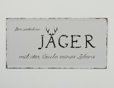 Schild Beuteglück