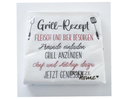 Servietten Grillrezept