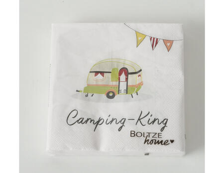 Servietten Camping