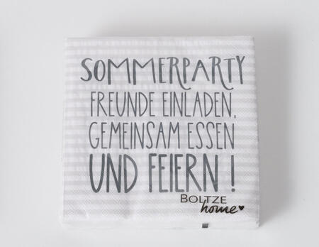 Servietten Sommerparty