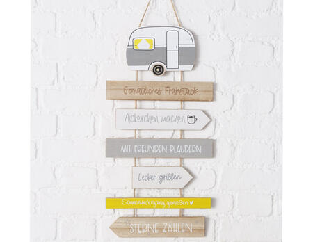 Schild Camping- Regeln