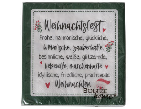 Servietten Nollaig
