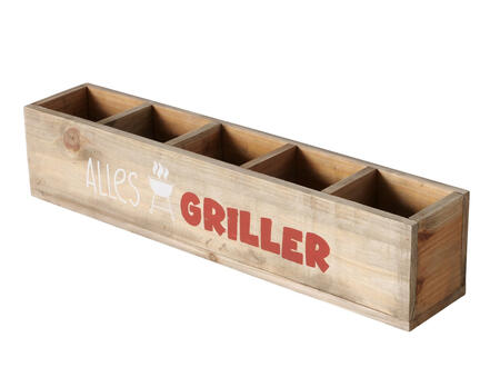 Besteckbehälter Box Grillzeit