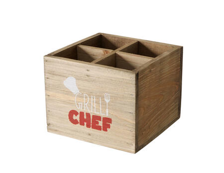 Besteckbehälter Box Grillzeit