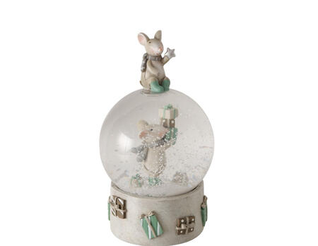 Schneekugel Mausi