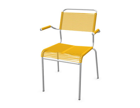 Säntis Spaghetti-Stuhl mit Armlehnen