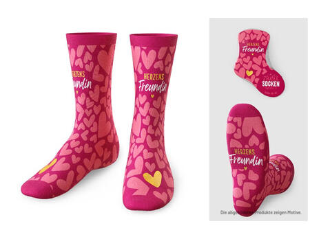 Zaubersocken "Herzen"