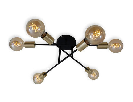 Deckenlampe Black Steel