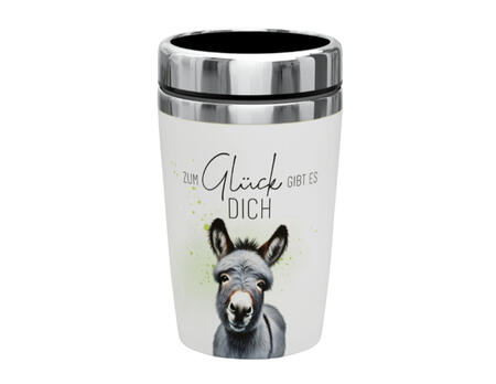 Becher to go Esel