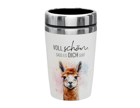 Becher to go Lama