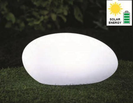 Solarlampe Kugel oval