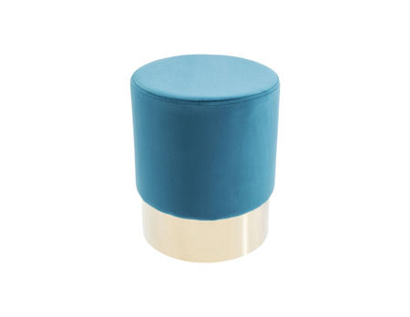 Hocker Cherry Petrol Brass