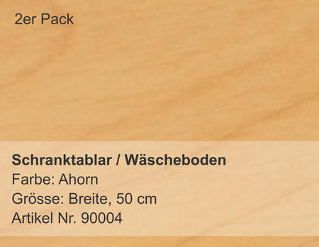 Tablar / Wäscheboden 2er Pack