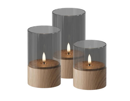 LED Candle im Glas