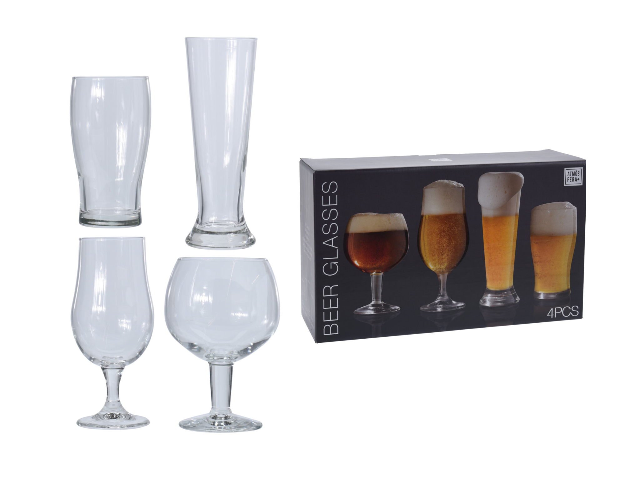 Zwiesel Bierglas-Set TAVORO, 4er Set à 311 Ml – Aus Bruchfestem TRITAN Glas, Spülmaschinengeeignet