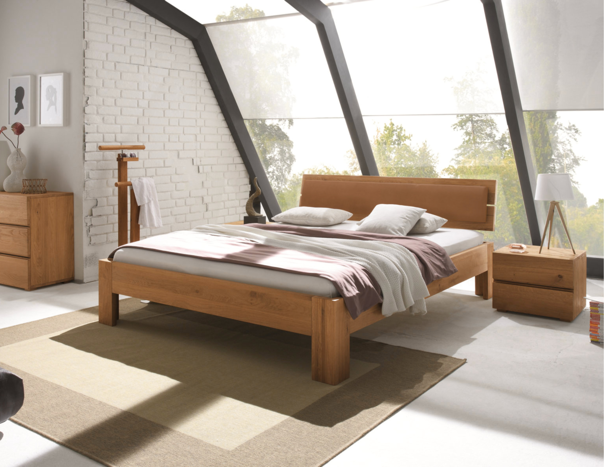 Bett Oak Line Online Gunstig Kaufen Disco Mobel